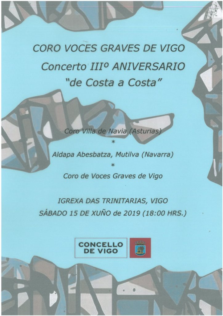 Cartel Concierto vitgo 2019